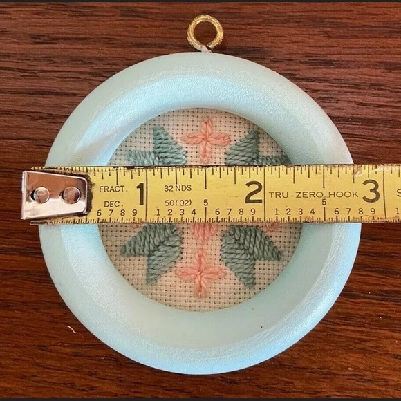 Framed cross stitch cottage core set - Picture 6 of 6